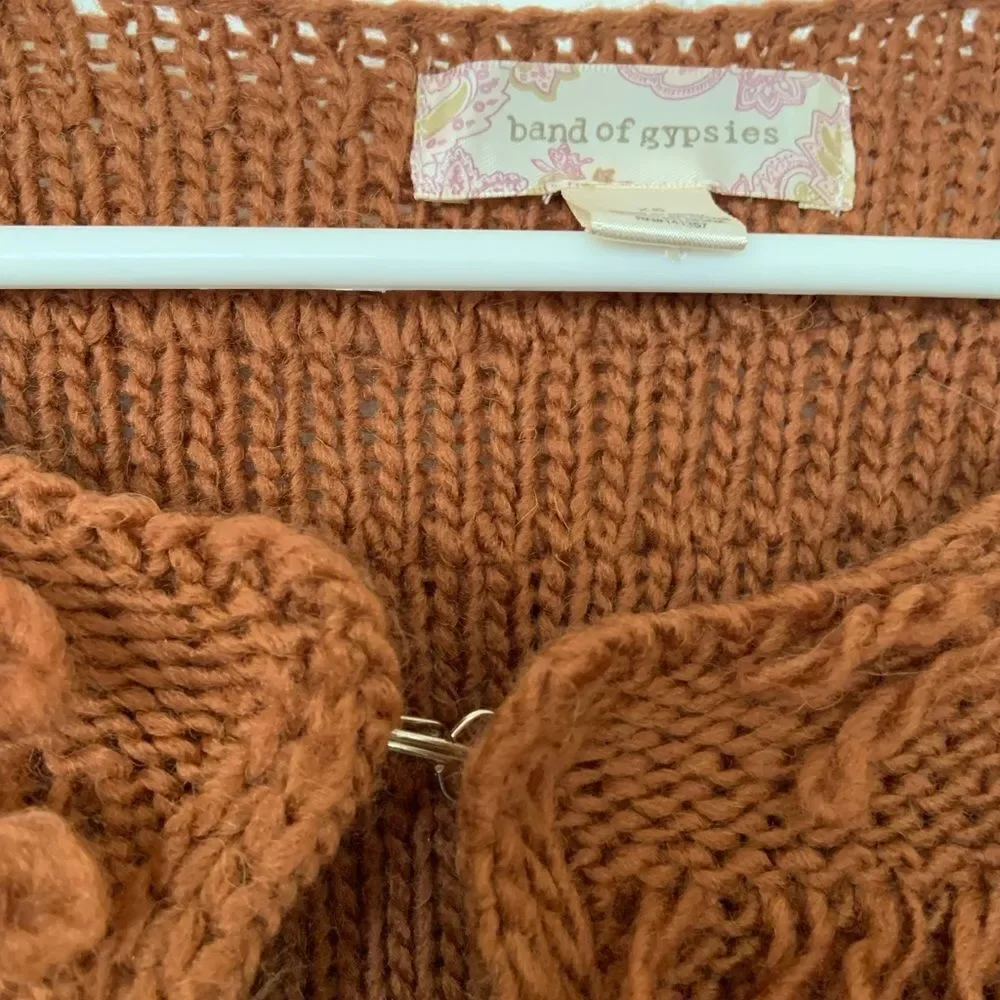 Band
of Gypsies Loopy Knitted Cardigan - Picture 3 of 5